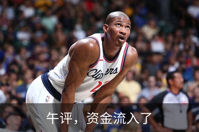 午评，资金流入了